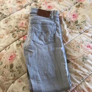 Stretch Skinny Jeans Polo Size 26 gray/blue